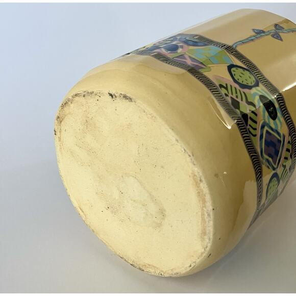 Vintage Pottery Vase Nerikome Porcelain Mug By Sungyong Chung Ginkgo Studios - Picture 4 of 5